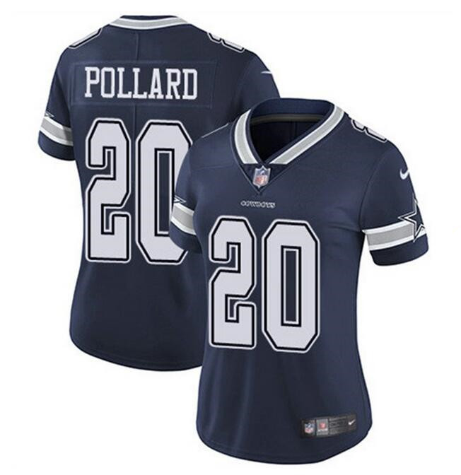 Women's Dallas Cowboys #20 Tony Pollard Navy Vapor Untouchable Limited Stitched Football Jersey(Run Small) Women's Dallas Cowboys #20 Tony Pollard Navy Vapor Untouchable Limited Stitched Football Jersey(Run Small)